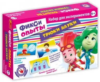 Фиксики опыты. Трюки науки: купить с доставкой по Кипру или в книжных магазинах Букберри в Лимасоле, Ларнаке и Пафосе