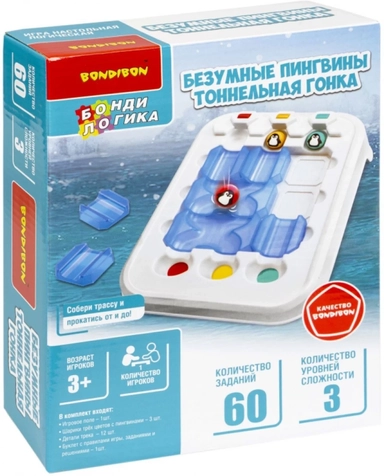 Безумные пингвины. Тоннельная гонка: купить с доставкой по Кипру или в книжных магазинах Букберри в Лимасоле, Ларнаке и Пафосе