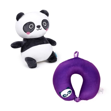 Panda 2 in 1 Plush Travel Pillow & Toy: купить с доставкой по Кипру или в книжных магазинах Букберри в Лимасоле, Ларнаке и Пафосе