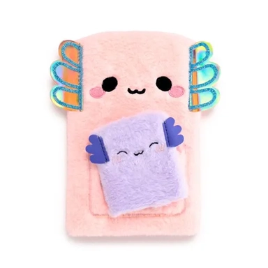 "Аксолотль" плюшевый блокнот 2 в 1 А5: купить с доставкой по Кипру или в книжных магазинах Букберри в Лимасоле, Ларнаке и Пафосе