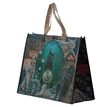 Lisa Parker magic cat shopping bag // Сумка-шоппер магический кот: купить с доставкой по Кипру или в книжных магазинах Букберри в Лимасоле, Ларнаке и Пафосе