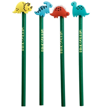 Dinosaur Pencil with Topper: купить с доставкой по Кипру или в книжных магазинах Букберри в Лимасоле, Ларнаке и Пафосе