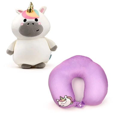 Unicorn 2 in 1 Plush Travel Pillow & Toy: купить с доставкой по Кипру или в книжных магазинах Букберри в Лимасоле, Ларнаке и Пафосе