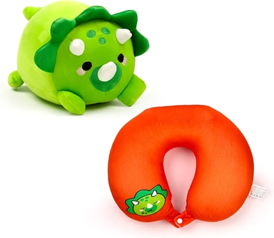 Adorasaurs Dinosaur 2 in 1 Plush Travel Pillow & Toy: купить с доставкой по Кипру или в книжных магазинах Букберри в Лимасоле, Ларнаке и Пафосе