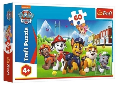 Trefl. Пазл 60 арт.17375 "Щенячий патруль. Веселая команда на траве": купить с доставкой по Кипру или в книжных магазинах Букберри в Лимасоле, Ларнаке и Пафосе
