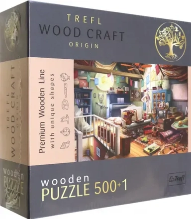 Деревяный пазл-501 Сокровища на чердаке: купить с доставкой по Кипру или в книжных магазинах Букберри в Лимасоле, Ларнаке и Пафосе