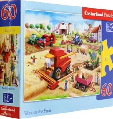 Puzzle-60 MIDI Работы на ферме: купить с доставкой по Кипру или в книжных магазинах Букберри в Лимасоле, Ларнаке и Пафосе