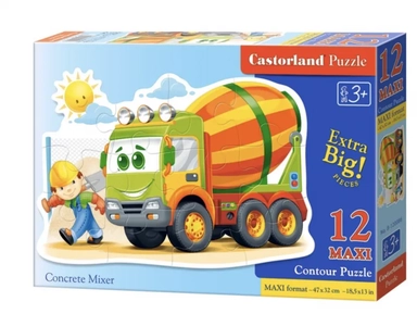 Castorland. Пазл 12 MAXI арт.B-120086 "Бетономешалка": купить с доставкой по Кипру или в книжных магазинах Букберри в Лимасоле, Ларнаке и Пафосе