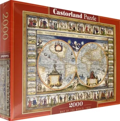 Пазл. Средневековая карта мира, 2000 элементов: купить с доставкой по Кипру или в книжных магазинах Букберри в Лимасоле, Ларнаке и Пафосе