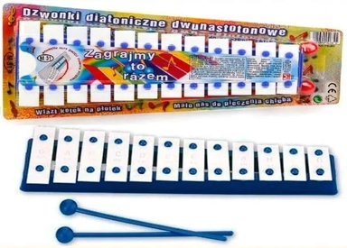 Металлофон 12 тон. подар.упаковка(Польша) П-315/20: купить с доставкой по Кипру или в книжных магазинах Букберри в Лимасоле, Ларнаке и Пафосе