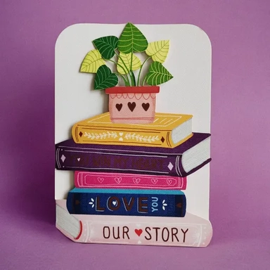 Дизайнерская открытка «Love Story» с лазерной вырубкой и золотым тиснением (
AL207): купить с доставкой по Кипру или в книжных магазинах Букберри в Лимасоле, Ларнаке и Пафосе