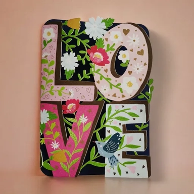 LOVE романтическая дизайнерская открытка ко Дню святого Валентина AL208: купить с доставкой по Кипру или в книжных магазинах Букберри в Лимасоле, Ларнаке и Пафосе