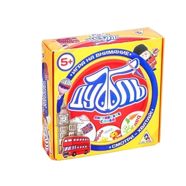 Лас Играс. Игра на реакцию и внимание "Дуббль Английские слова": купить с доставкой по Кипру или в книжных магазинах Букберри в Лимасоле, Ларнаке и Пафосе