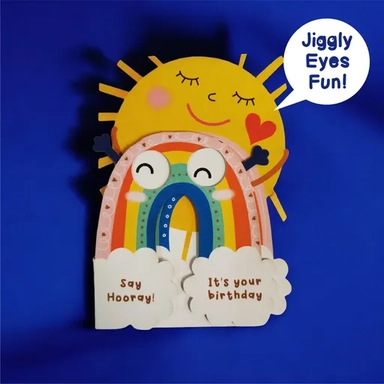 Дизайнерская открытка «Солнце и радуга» с двигающимися глазами (
WB008): купить с доставкой по Кипру или в книжных магазинах Букберри в Лимасоле, Ларнаке и Пафосе