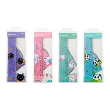 Ruler Set Cat Lovers (набор линеек Кошки): купить с доставкой по Кипру или в книжных магазинах Букберри в Лимасоле, Ларнаке и Пафосе