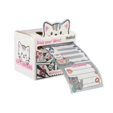 Наклейки в рулоне Кошки 48 шт.: купить с доставкой по Кипру или в книжных магазинах Букберри в Лимасоле, Ларнаке и Пафосе