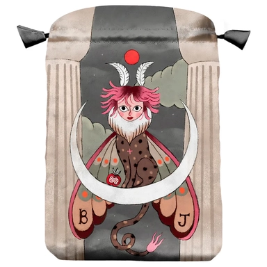 Сатиновый мешок для карт "Злая Луна": купить с доставкой по Кипру или в книжных магазинах Букберри в Лимасоле, Ларнаке и Пафосе