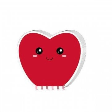 Heart Block Notes (Мини Блокнот с Сердцем): купить с доставкой по Кипру или в книжных магазинах Букберри в Лимасоле, Ларнаке и Пафосе