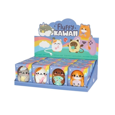 Fluffy Kawaii Bookmarks
 (закладки-мягкие игрушки в ассортименте): купить с доставкой по Кипру или в книжных магазинах Букберри в Лимасоле, Ларнаке и Пафосе