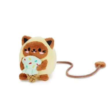 Fluffy Kawaii Bookmark Minty (закладка-мягкая игрушка желтая Кошечка): купить с доставкой по Кипру или в книжных магазинах Букберри в Лимасоле, Ларнаке и Пафосе