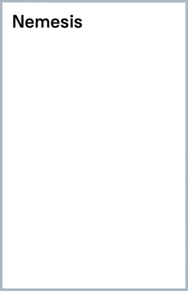 Nemesis: купить с доставкой по Кипру или в книжных магазинах Букберри в Лимасоле, Ларнаке и Пафосе