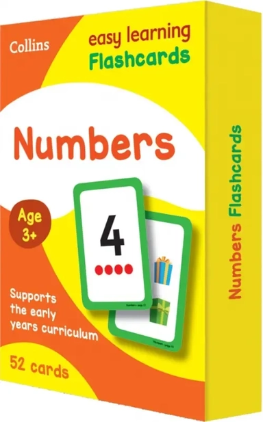 Numbers Flashcards Ages 3-5 (52 cards): купить с доставкой по Кипру или в книжных магазинах Букберри в Лимасоле, Ларнаке и Пафосе
