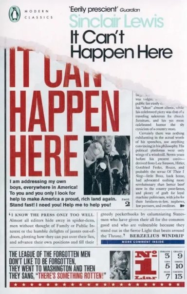 It Can't Happen Here: купить с доставкой по Кипру или в книжных магазинах Букберри в Лимасоле, Ларнаке и Пафосе