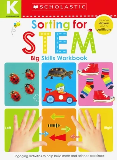 Kindergarten Big Skills Workbook. Sorting for STEM: купить с доставкой по Кипру или в книжных магазинах Букберри в Лимасоле, Ларнаке и Пафосе