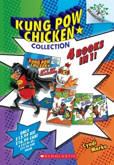 Kung Pow Chicken Collection. 4 Books in 1: купить с доставкой по Кипру или в книжных магазинах Букберри в Лимасоле, Ларнаке и Пафосе