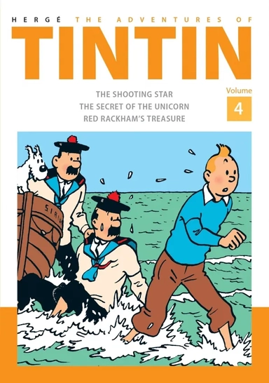 The Adventures of Tintin. Vol 4.The Shooting Star. The Secret of the Unicorn. Red Rackham's Treasure: купить с доставкой по Кипру или в книжных магазинах Букберри в Лимасоле, Ларнаке и Пафосе