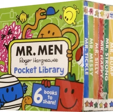 Mr. Men. Pocket Library. 6-mini book set: купить с доставкой по Кипру или в книжных магазинах Букберри в Лимасоле, Ларнаке и Пафосе