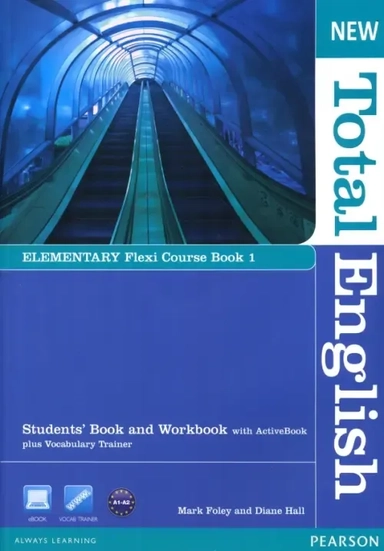 New Total English. Elementary. Flexi Coursebook 1. Student's Book and Workbook and ActiveBook (+DVD): купить с доставкой по Кипру или в книжных магазинах Букберри в Лимасоле, Ларнаке и Пафосе