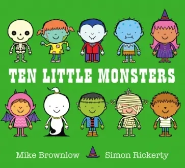 Ten Little Monsters: купить с доставкой по Кипру или в книжных магазинах Букберри в Лимасоле, Ларнаке и Пафосе