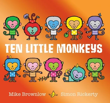Ten Little Monkeys: купить с доставкой по Кипру или в книжных магазинах Букберри в Лимасоле, Ларнаке и Пафосе