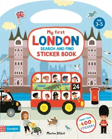 My First Search and Find London Sticker Book: купить с доставкой по Кипру или в книжных магазинах Букберри в Лимасоле, Ларнаке и Пафосе
