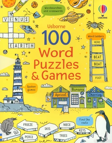 100 Word Puzzles & Games: купить с доставкой по Кипру или в книжных магазинах Букберри в Лимасоле, Ларнаке и Пафосе