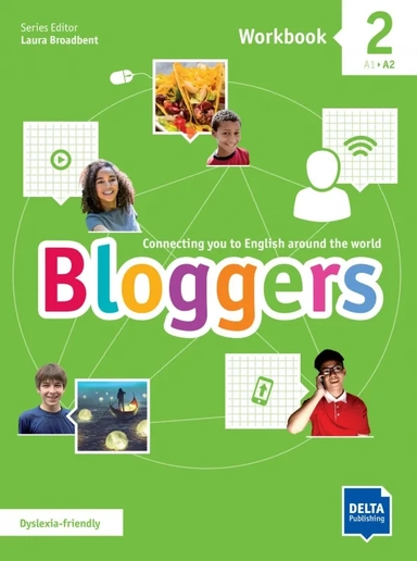 Bloggers 2. A1-A2. Workbook with digital extras: купить с доставкой по Кипру или в книжных магазинах Букберри в Лимасоле, Ларнаке и Пафосе