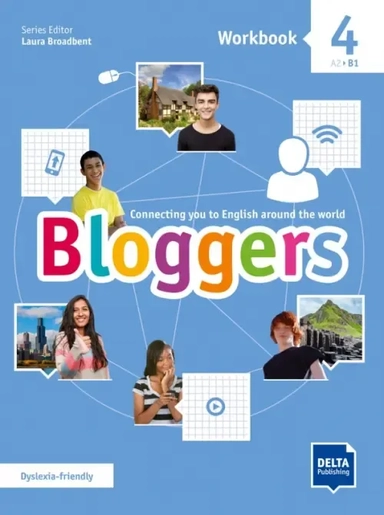 Bloggers 4. A2-B1. Workbook with digital extras: купить с доставкой по Кипру или в книжных магазинах Букберри в Лимасоле, Ларнаке и Пафосе