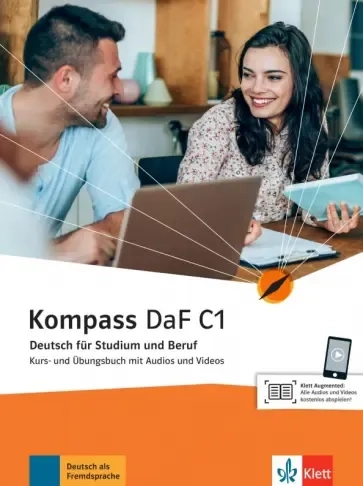 Kompass DaF C1. Deutsch für Studium und Beruf. Kurs- und Übungsbuch mit Audios und Videos: купить с доставкой по Кипру или в книжных магазинах Букберри в Лимасоле, Ларнаке и Пафосе