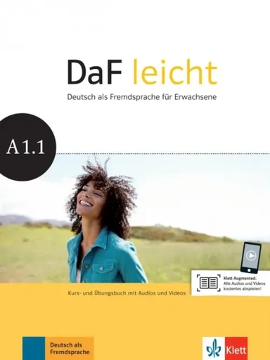 DaF leicht A1.1. Deutsch als Fremdsprache für Erwachsene. Kurs- und Übungsbuch (+DVD): купить с доставкой по Кипру или в книжных магазинах Букберри в Лимасоле, Ларнаке и Пафосе