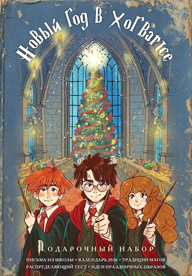 Гарри Поттер и Новый год в Хогвартсе. Подарочный набор (книга + календарь + письма из школы): купить с доставкой по Кипру или в книжных магазинах Букберри в Лимасоле, Ларнаке и Пафосе