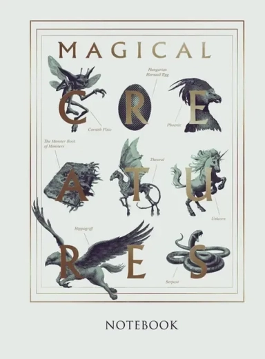 Фантастические твари. Блокнот (B5, прошитый цветными нитками, тиснение фольгой): купить с доставкой по Кипру или в книжных магазинах Букберри в Лимасоле, Ларнаке и Пафосе