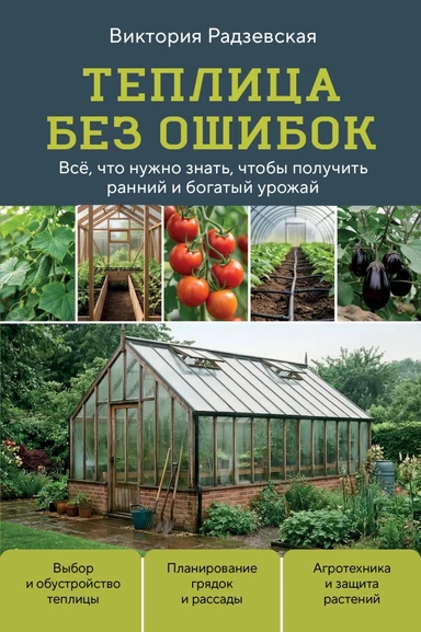 Теплица без ошибок. Все, что нужно знать, чтобы получить ранний и богатый урожай: купить с доставкой по Кипру или в книжных магазинах Букберри в Лимасоле, Ларнаке и Пафосе