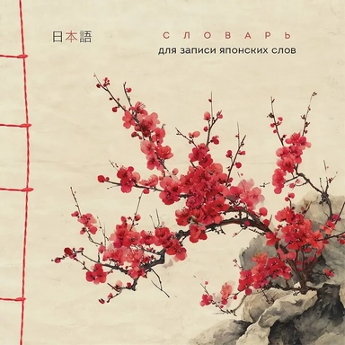 Словарь для записи японских слов (15х15 см) (Красная сакура): купить с доставкой по Кипру или в книжных магазинах Букберри в Лимасоле, Ларнаке и Пафосе