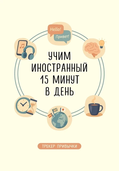 Трекер привычки: учим иностранный 15 минут в день: купить с доставкой по Кипру или в книжных магазинах Букберри в Лимасоле, Ларнаке и Пафосе