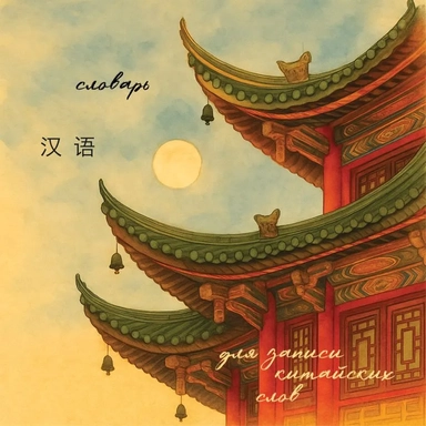 Словарь для записи китайских слов (15х15 см) (Китайская пагода): купить с доставкой по Кипру или в книжных магазинах Букберри в Лимасоле, Ларнаке и Пафосе