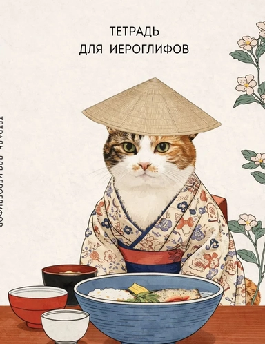 Тетрадь для иероглифов, сетка 9х9 мм. (Кот в кимоно): купить с доставкой по Кипру или в книжных магазинах Букберри в Лимасоле, Ларнаке и Пафосе