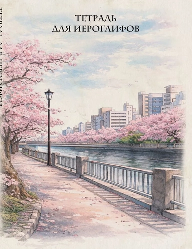 Тетрадь для иероглифов, сетка 9х9 мм. (Сакура в городе): купить с доставкой по Кипру или в книжных магазинах Букберри в Лимасоле, Ларнаке и Пафосе