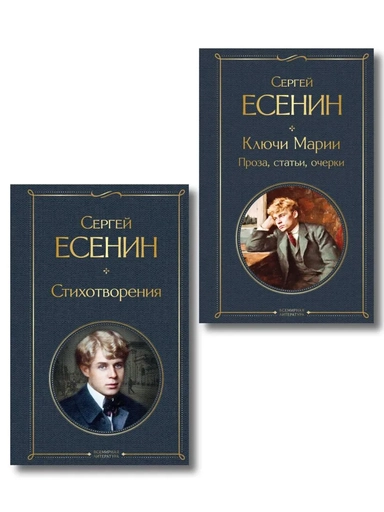 Комплект Поэзия и проза Есенина (из 2-х книг: Стихотворения. Ключи Марии. Проза, статьи, очерки): купить с доставкой по Кипру или в книжных магазинах Букберри в Лимасоле, Ларнаке и Пафосе