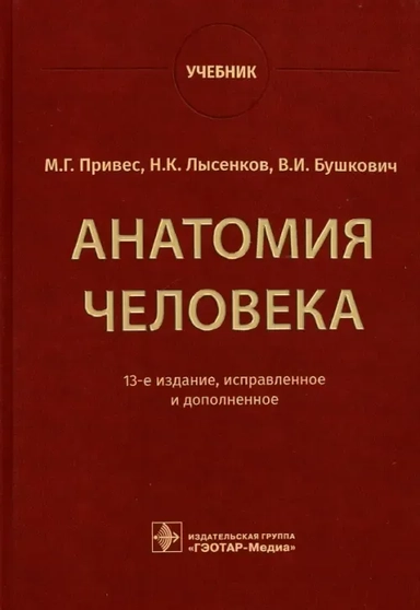 Анатомия человека. Учебник: купить с доставкой по Кипру или в книжных магазинах Букберри в Лимасоле, Ларнаке и Пафосе